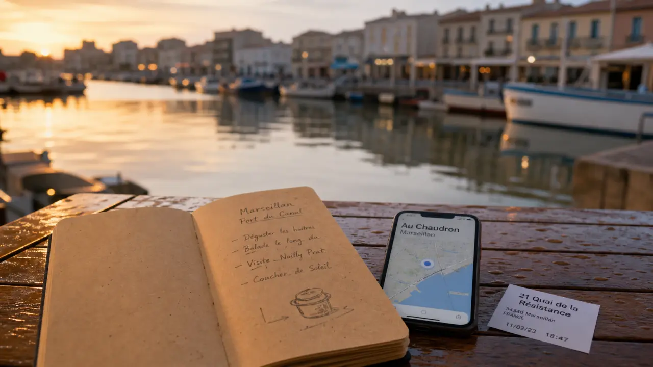 Au chaudron marseillan : Quai de la Résistance au port
