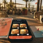 King Marcel Cap d Agde : burger et commande sur smartphone