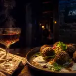 l'horizon grau d'agde, cocktail fumé et assiette à partager