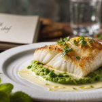 Recette de chef : cabillaud rôti sur purée émulsion citronnée