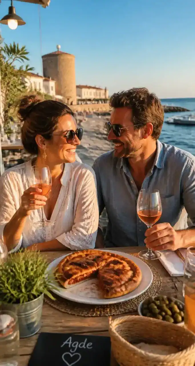 Terrasse de restaurant à Agde