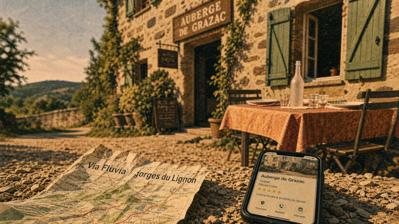 La chapelette restaurant à Grazac, près de la Via Fluvia