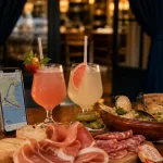 Le bouchon captois à Hyères : assiettes à partager sur la terrasse