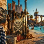 Camping pirate cap d agde, portail pirate et parc aquatique