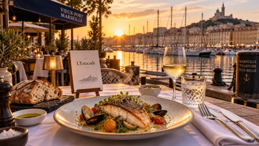 Restaurant L’Estacade au Cap d’Agde : poissons maison, vue sur le port et réservation