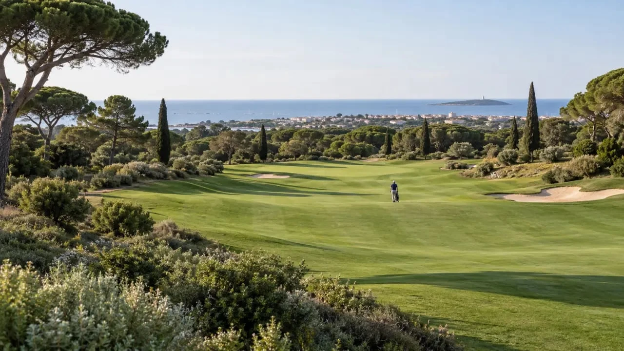 Golf Cap d’Agde sur un fairway méditerranéen du Golf International du Cap d’Agde